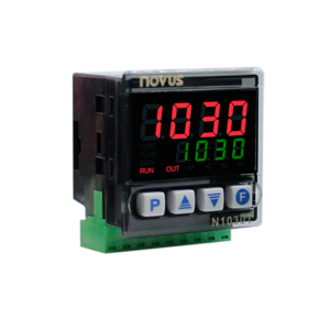 N1030T-PR Timer/Temp. controller, 1 relay + pulse out, 48×48 mm, 1/16 DIN
