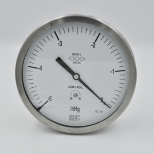 Manómetro Inox. Total, rango 0 – 400 bar / 0 – 6000 psi,
