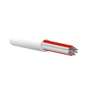 Cable RTD – PFA/PFA (Teflon) – 2x3x0,22 mm2 – Ø 3.8mm Redondo – Blanco